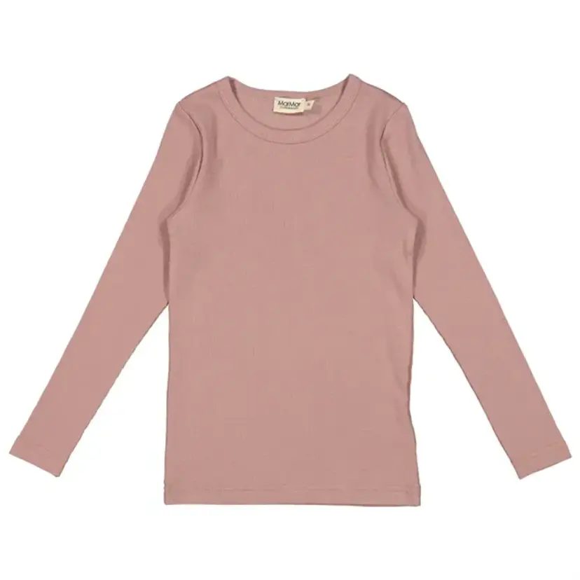 Marmar Copenhagen MarMar Tani Modal Fine Rib Dusty Mauve (128 / 8 år)
