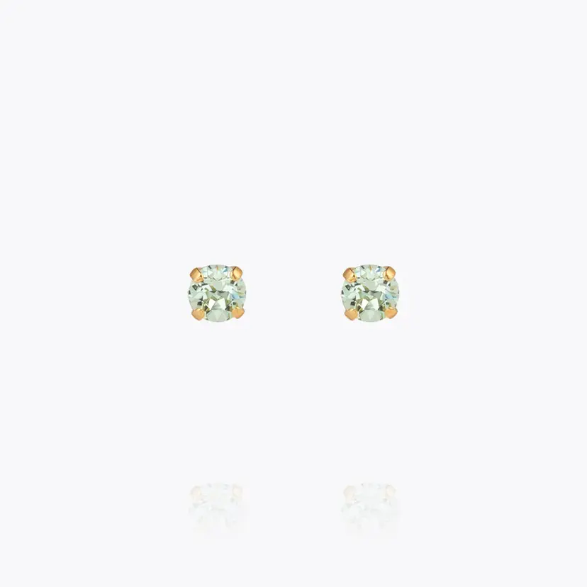 Caroline Svedbom Classic Stud Earrings Gold Chrysolite