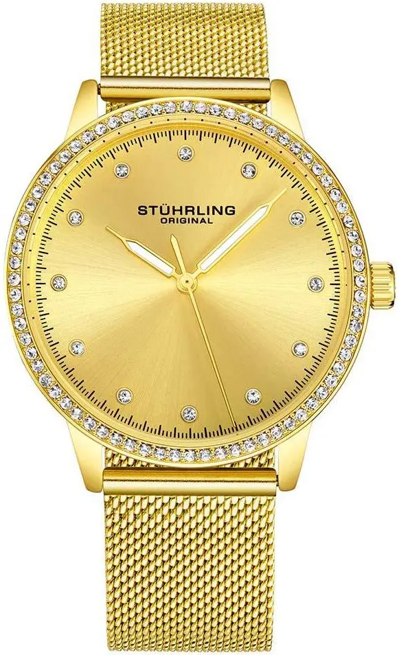Stührling Original Stührling Original Dameklokke 3904.3 Vogue Gull/Gulltonet stål Ø38