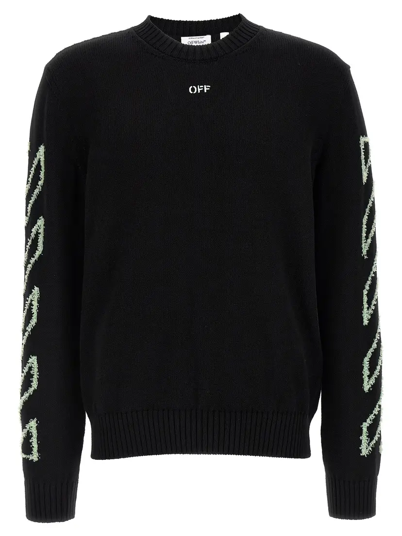 Off White Off-White Strikkegensere – Svart