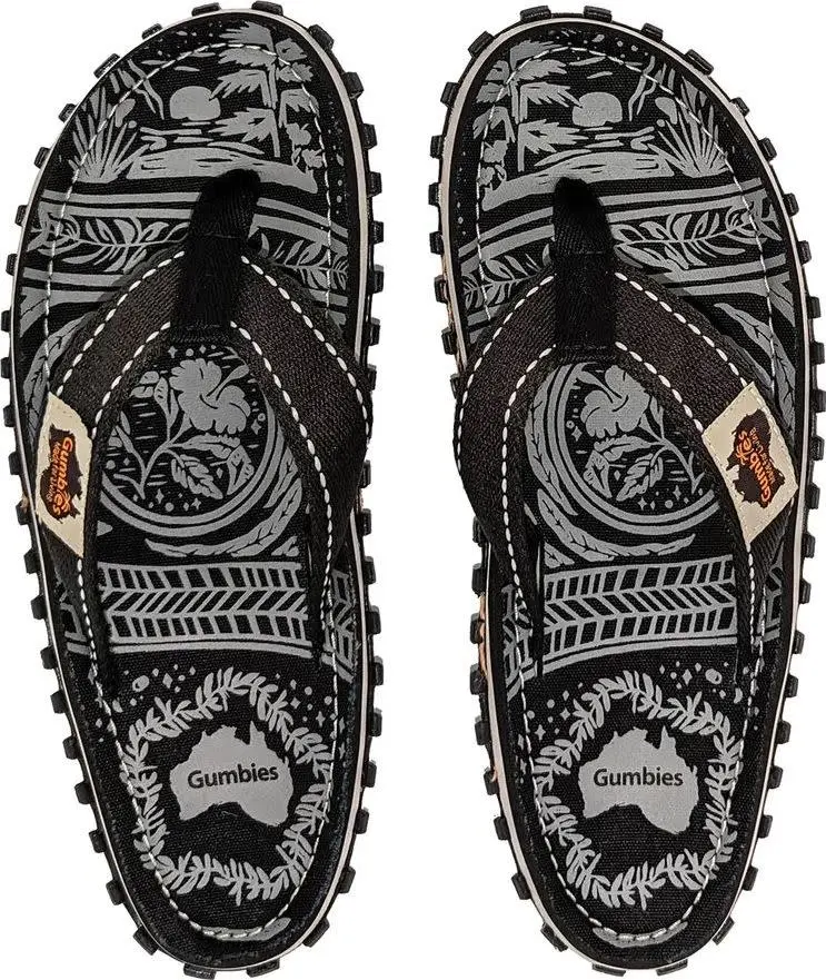 Gumbies Gumbies Unisex Islander Midnight Black