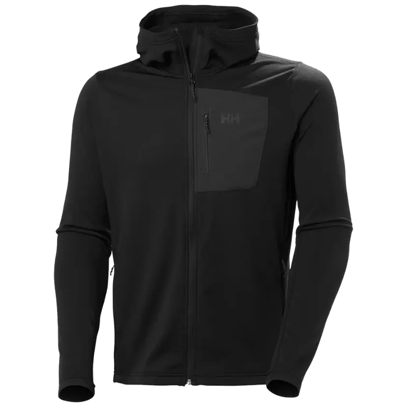 Helly Hansen Helly Hansen Versalite Fleecejakke med hette Herre Svart