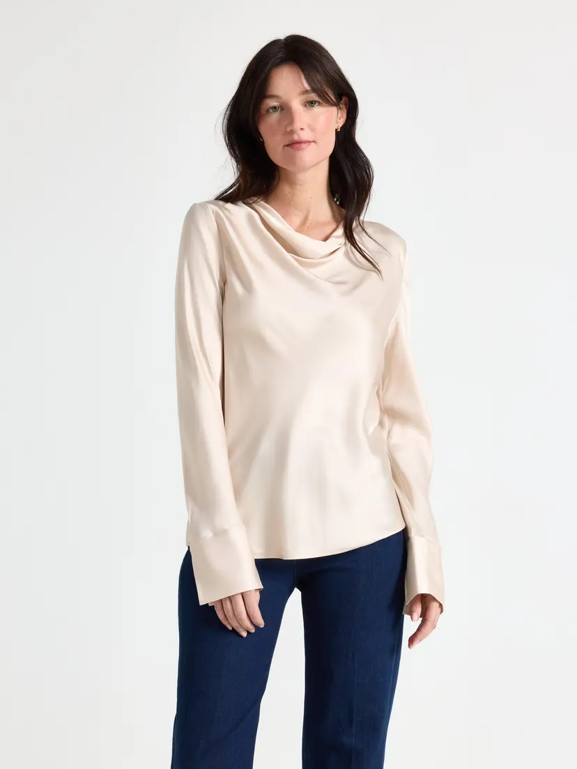 Lindex Langermet bluse