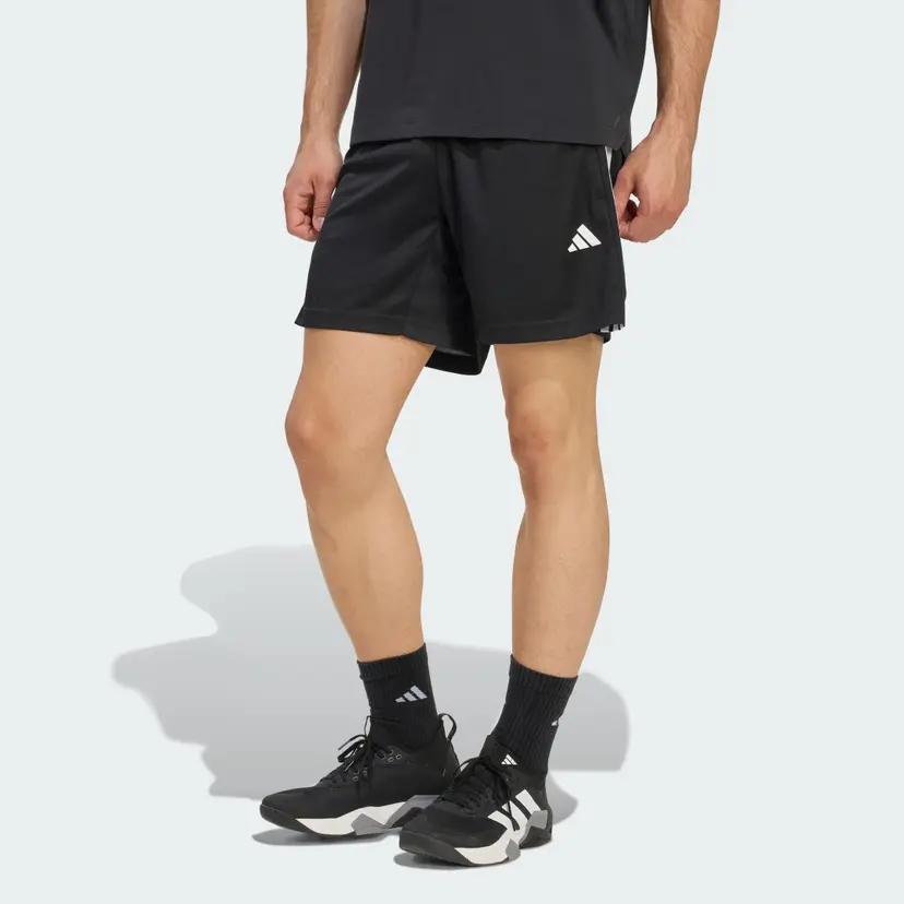 Adidas WORKOUT ESSENTIALS BASE 3-STRIPES PIQUE 7inch SHORTS