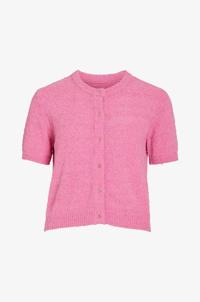 Vila Kardigan viCilla S/s V-neck Cardigan/ka - Rosa