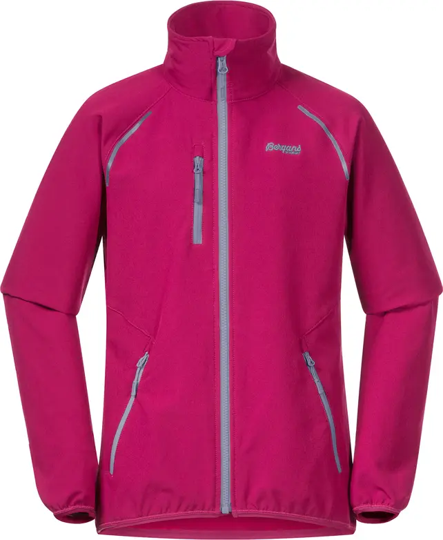 Bergans Bergans Girls' Sjoa Light Softshell Jacket Fandango Purple