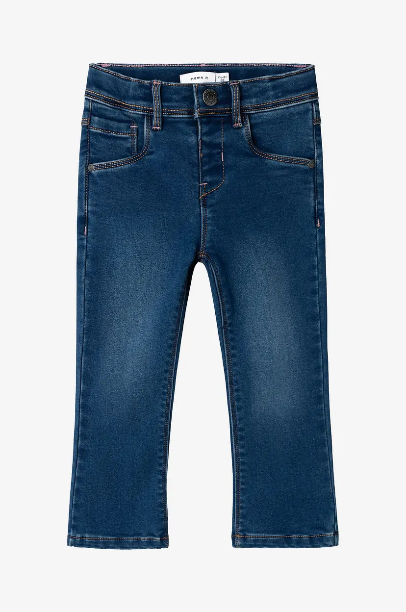 NAME IT Jeans nmfSalli Boot Fleece Jeans 6427-an - Blå