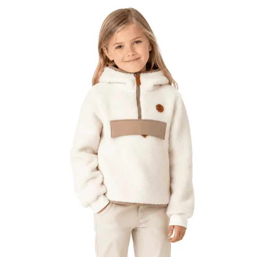 Bruse Bruse Teddyfleece Genser, Selskjer, Off White
