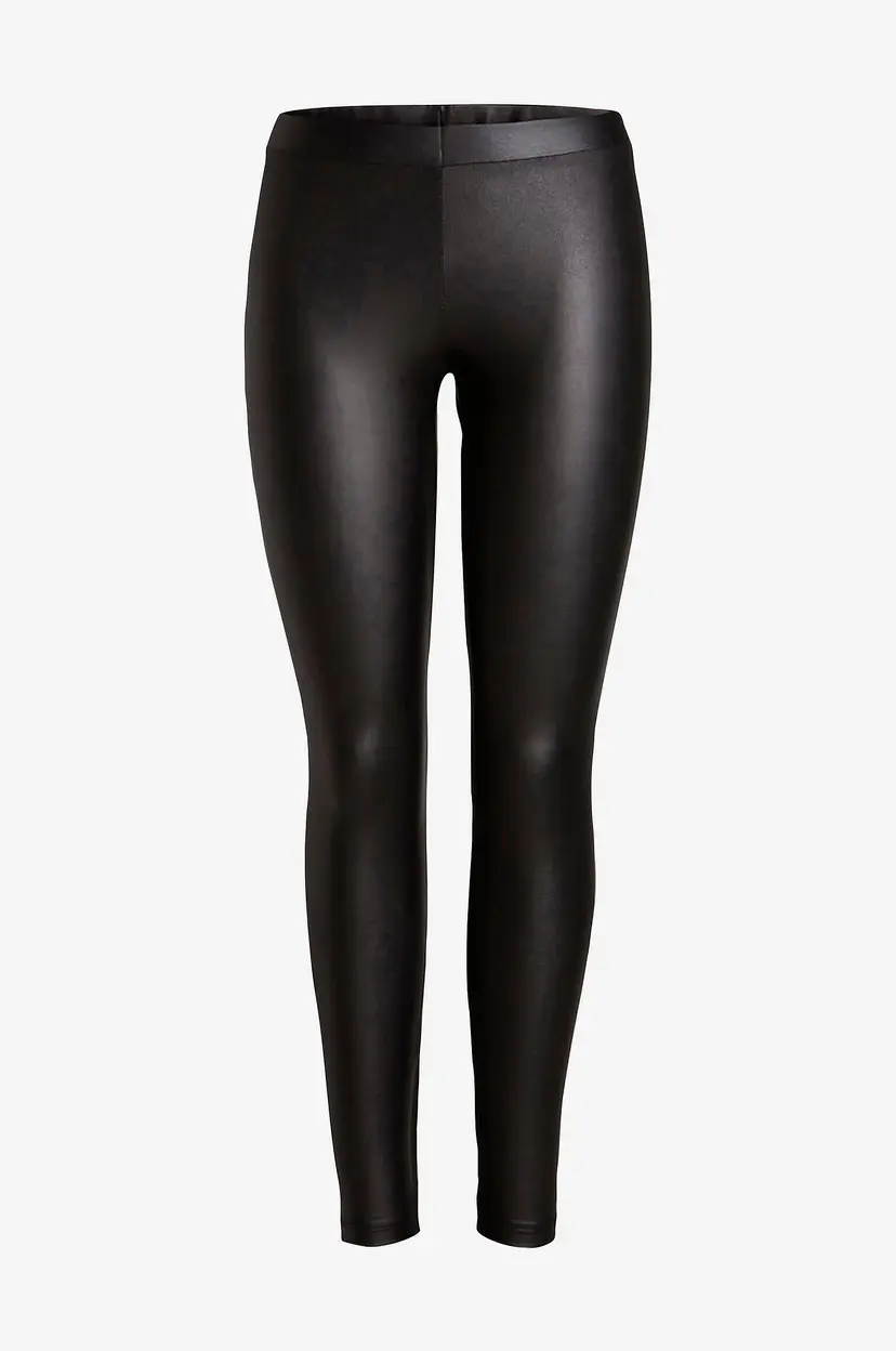 Pieces Leggings pcNew Shiny - Svart