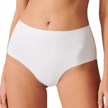 Schiesser Schiesser Truser Invisible Soft Maxi Brief Hvit 42 Dame
