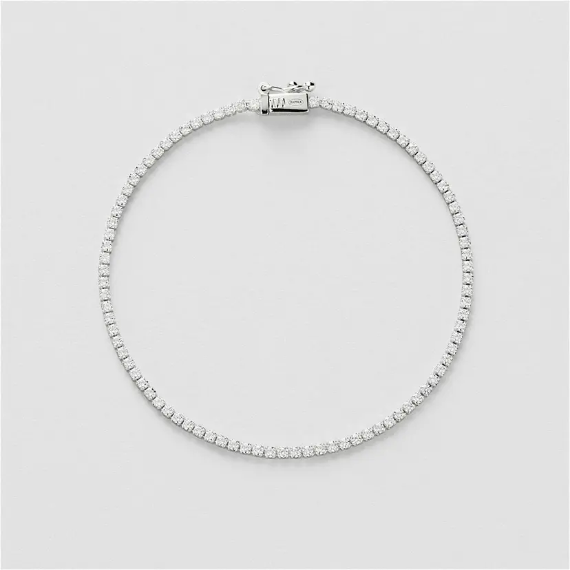 Safira Tennis Armbånd (S) 16,5 cm