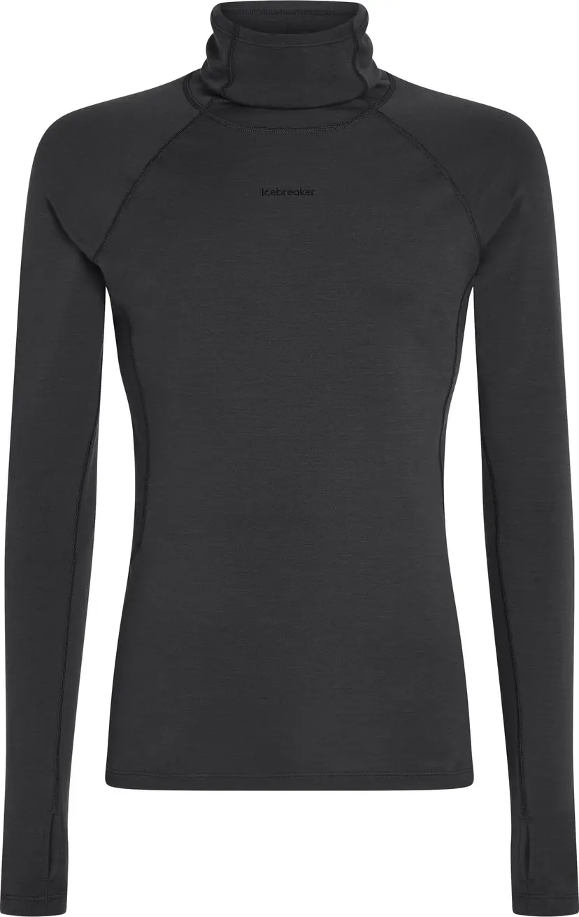Icebreaker Icebreaker Men's Merino 300 Merinofine™ Polar Long Sleeve Roll Neck Black