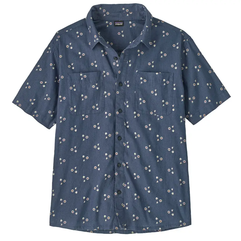 Patagonia Patagonia M's Back Step Shirt Bouquet: Dolomite Blue