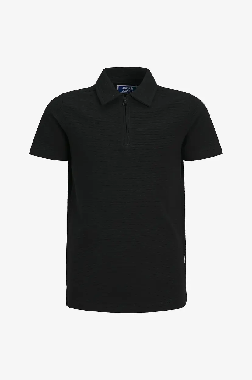 Jack & Jones Junior T-skjorte jjBenja Polo SS Jnr - Svart