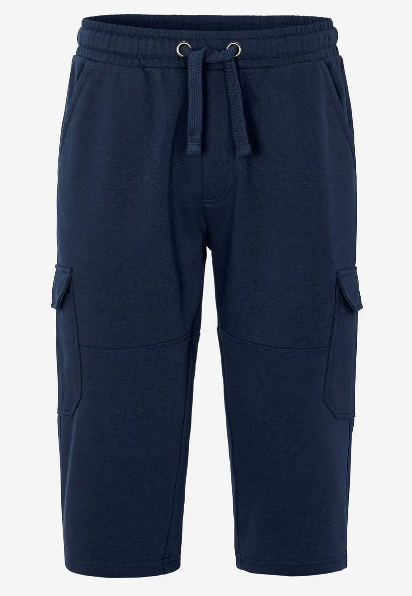 Cellbes of Sweden Lang sweatshirt-shorts med cargolommer