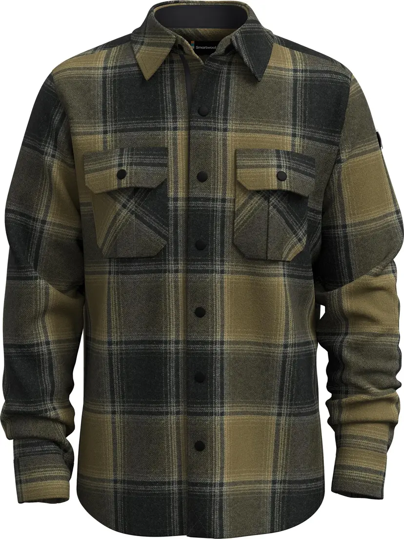 SmartWool Smartwool Men's Anchor Line Shirt Jacket Winter Moss Plaid
