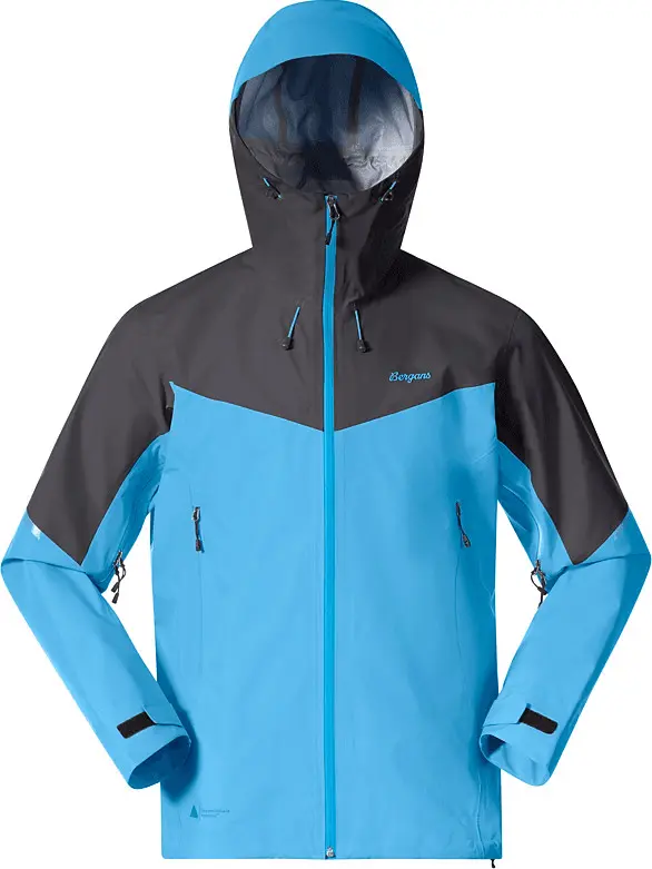 Bergans Bergans Men's Rabot Light 3L Shell Jacket Dark Aqua Lagoon/black