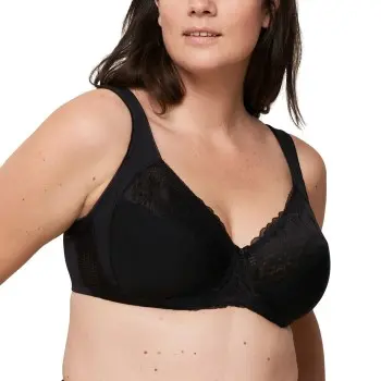 Triumph Triumph BH Modern Lace Cotton W02 Svart B 100 Dame