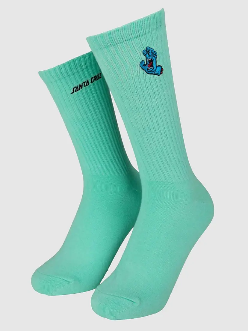 Santa Cruz Santa Cruz Screaming Mini Hand 8-11 Socks grønn
