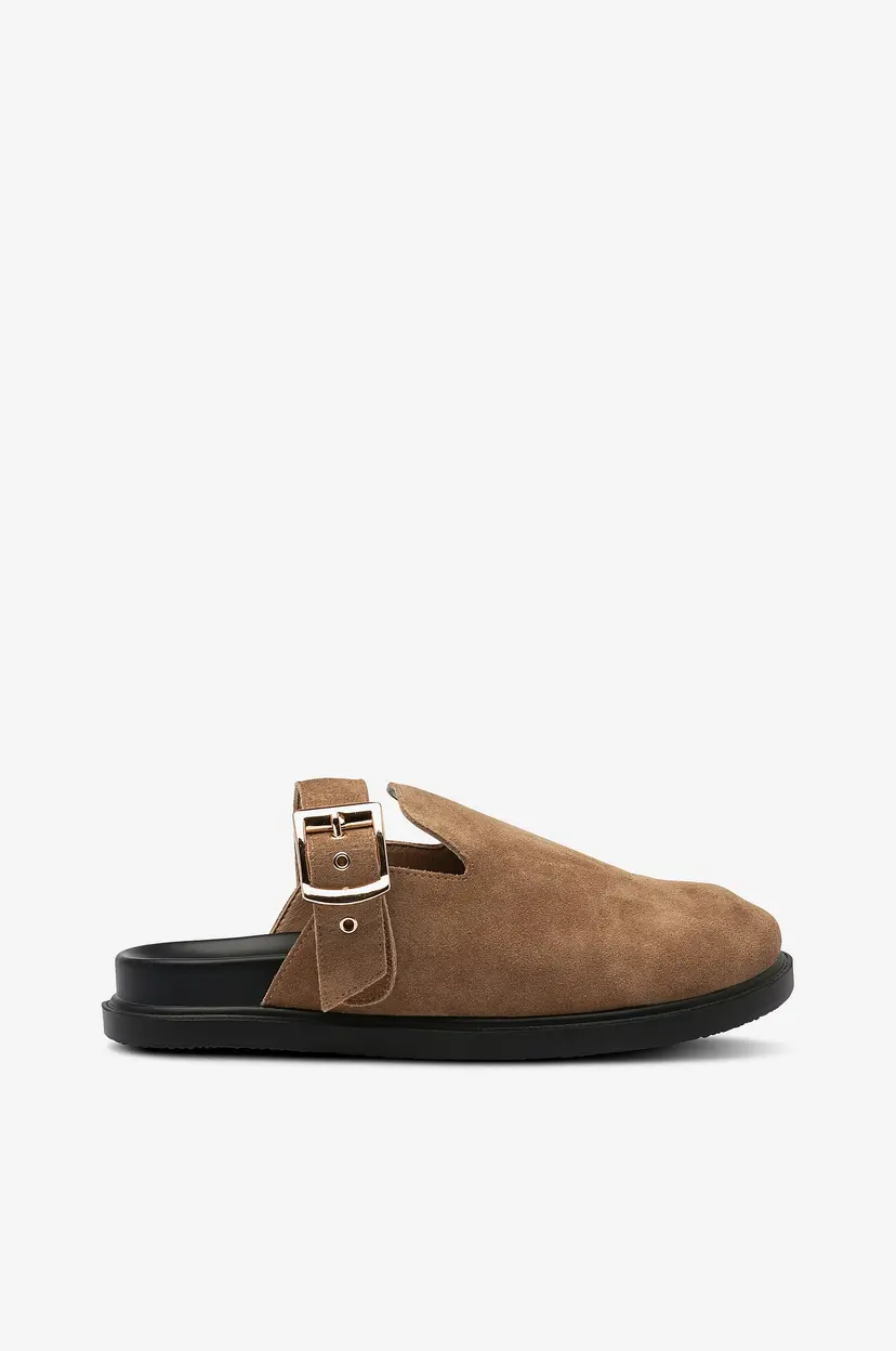 Zizzi Sandaler fTalia Clog Sandal ekstra bred passform - Beige