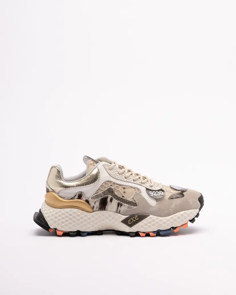 Exé Exé 3020-2 Beige Sneakers