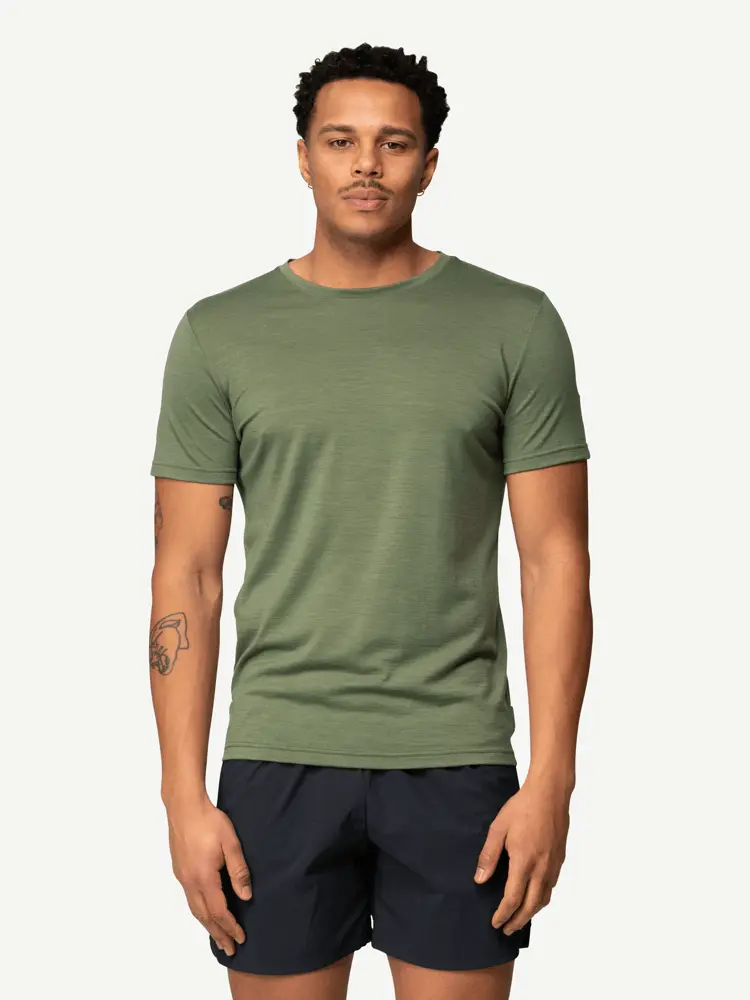 Devold Devold - Classic T-skjorte Herre - Large - Grønn