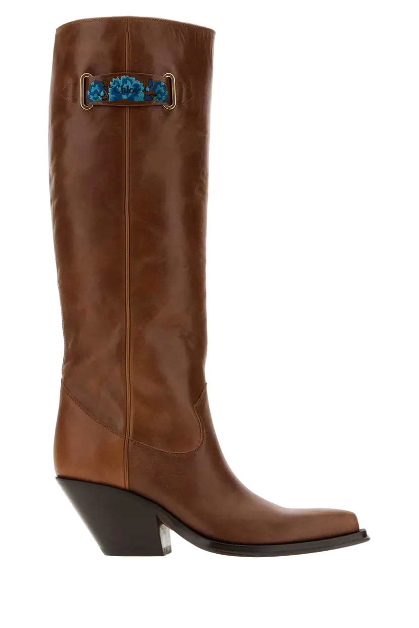 Chloé Chloé Cowboy/biker støvler – Brun