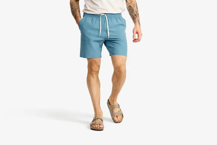 RevolutionRace Summer Swim Shorts Herre Captain's Blue