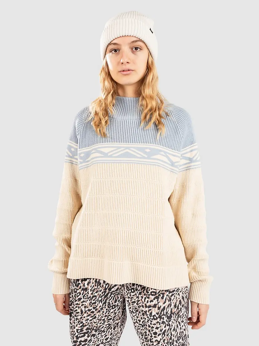 Passenger Passenger Nurture Organic Cotton Jumper Strikket genser blå