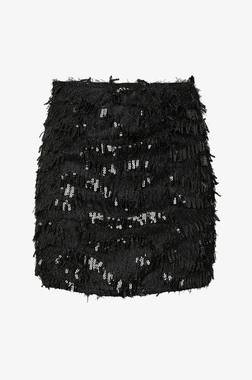 Pieces Skjørt pcErun HW Short Skirt Jrs BC - Svart