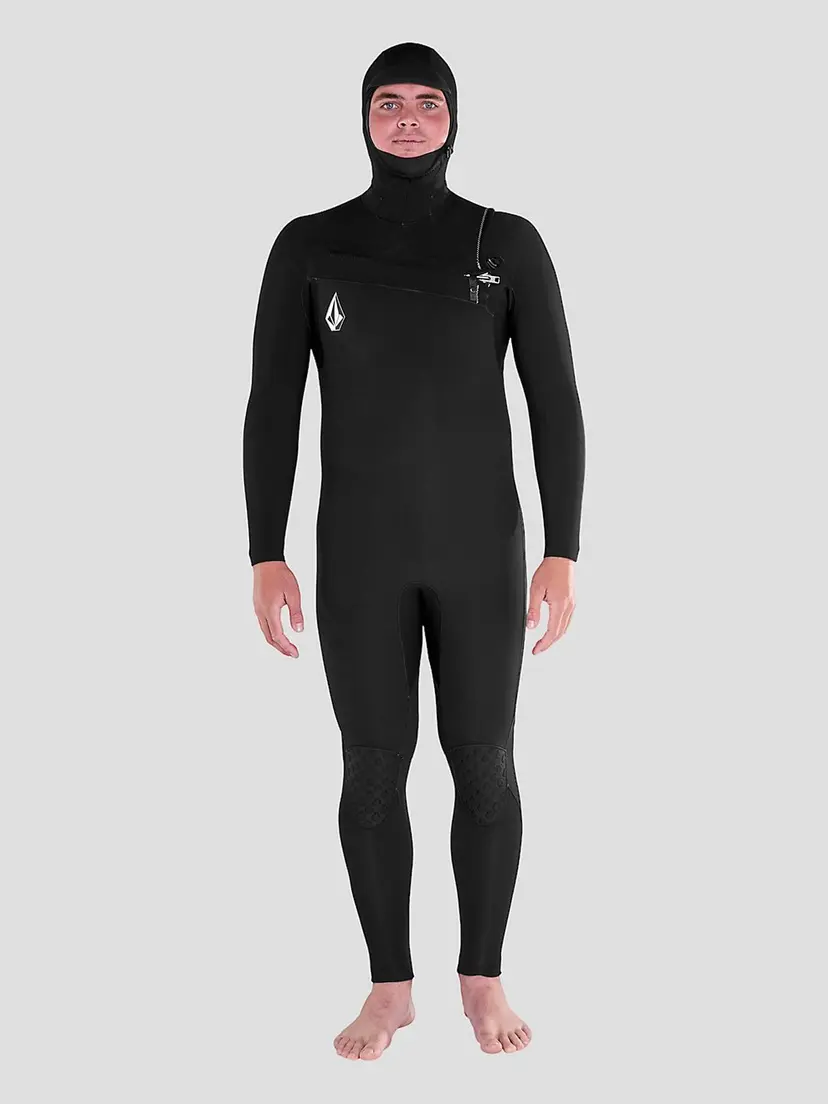 Volcom Volcom 5/4/3mm Hood Chestzip Full Våtdrakt svart