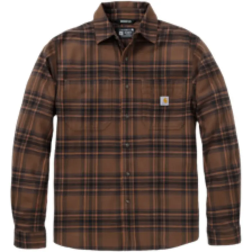 Carhartt Workwear Carhartt Workwear M's Hamilton Relaxed LS Plaid Shirt Red Duck