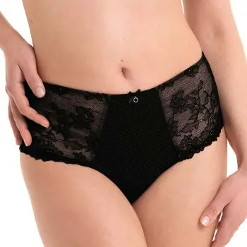 Rosa Faia Rosa Faia Truser Eloise High Waist Brief Svart 36 Dame