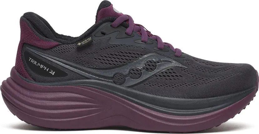 Saucony Saucony Women's Triumph 24 GORE-TEX Ebony/eggplant