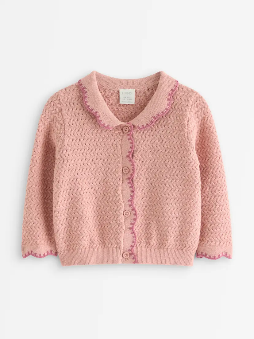 Lindex Mønsterstrikket cardigan