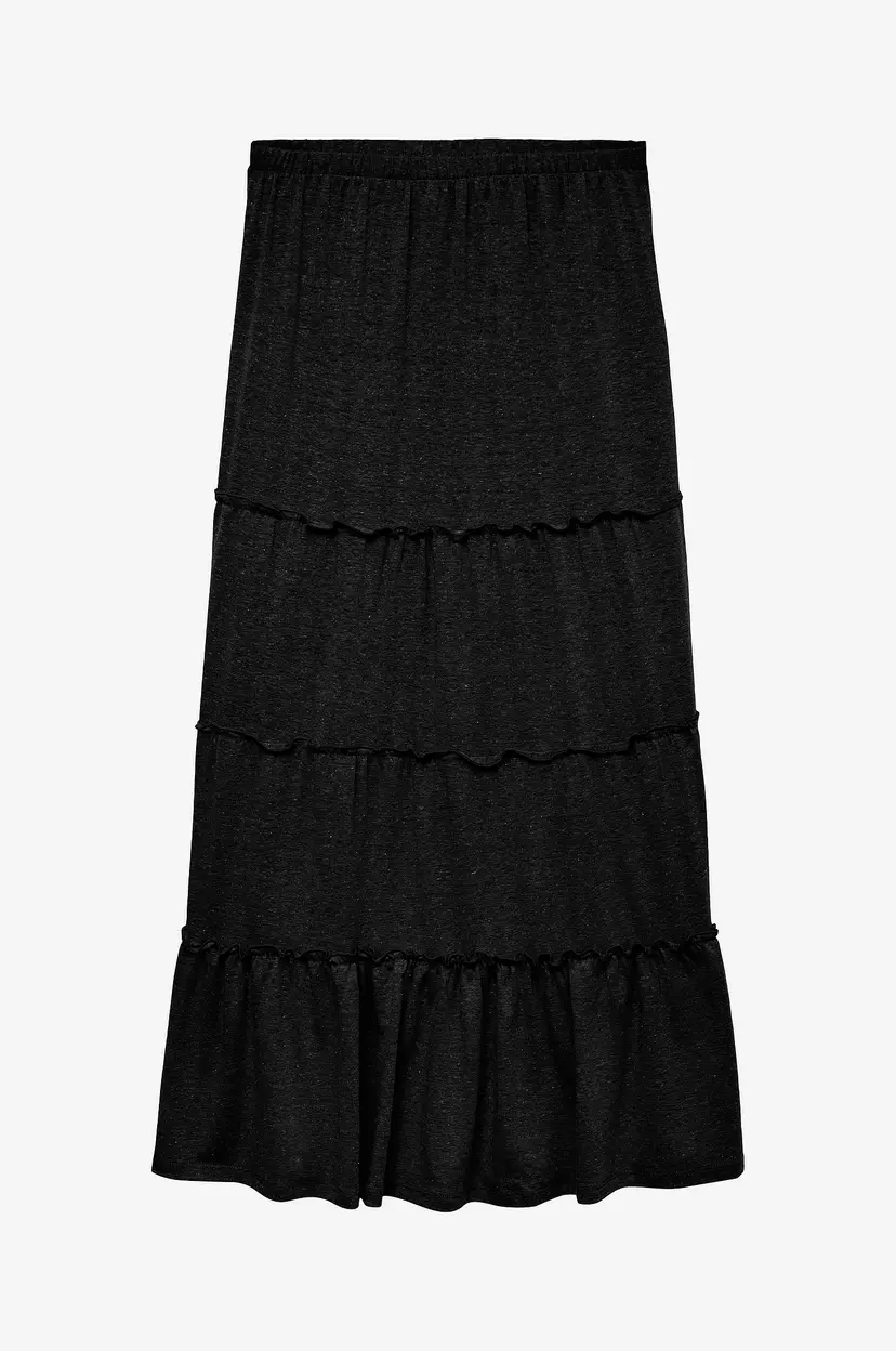Vero Moda Maxi skjørt vmJune HW Ankle Skirt Jrs GA - Svart