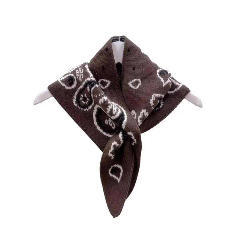 From Paris With Love Paisley Scarf Brun