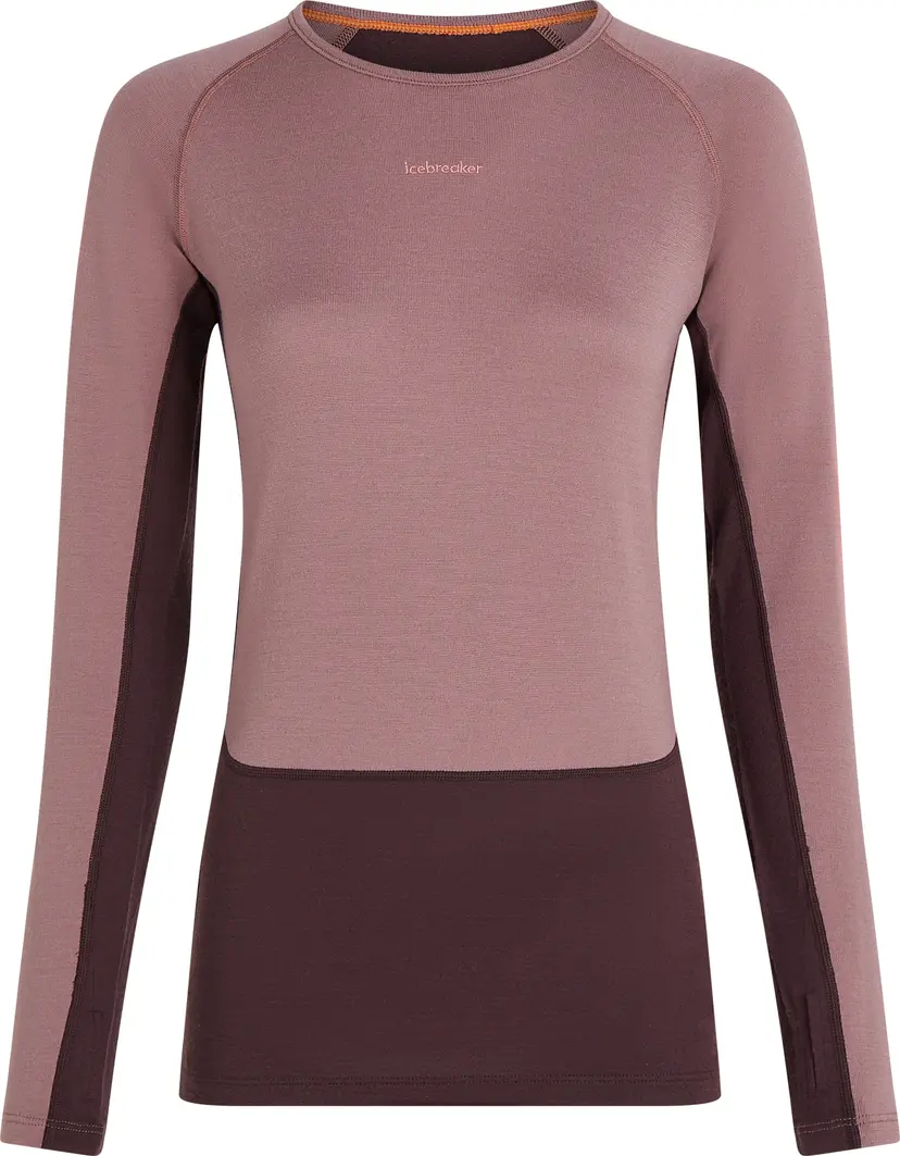 Icebreaker Icebreaker Women's Merino 260 ZoneKnit Long Sleeve Crewe Java/Summit