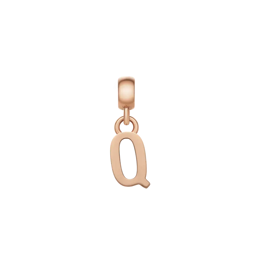 Daniel Wellington Rose Gold Charm Letter | DW