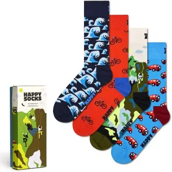 Happy Socks Happy socks Strømper 4P Out And About Socks Gift Set Mixed Str 36/40