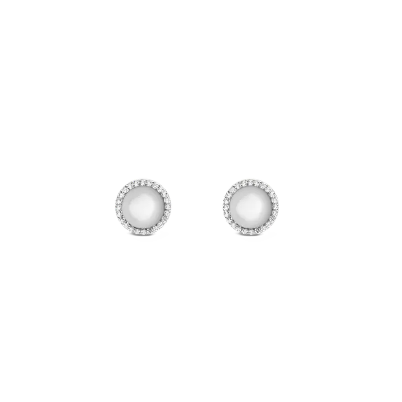 Daniel Wellington Silver Earrings Audrey Mother Of Pearl | DW