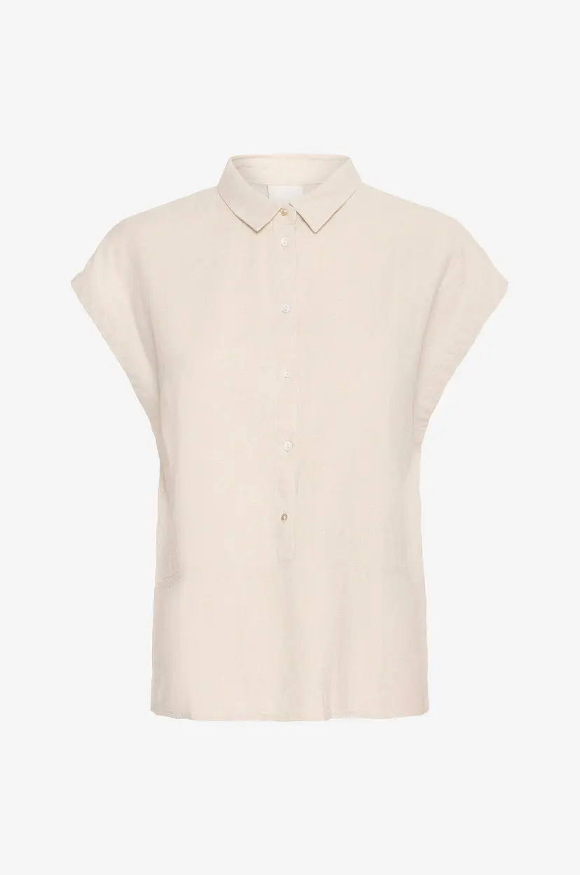 Ichi Linbluse ihLinno Sh3 - Beige