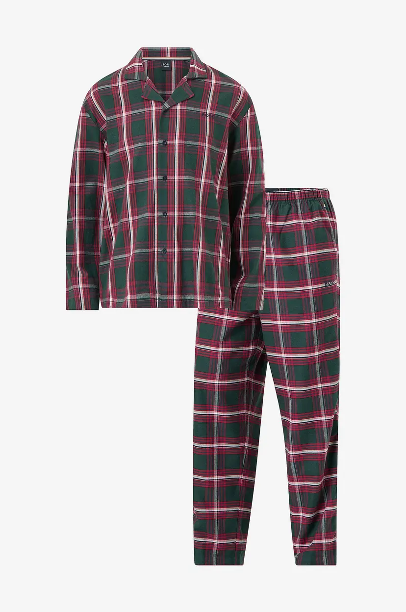 BOSS Pysjsett Holiday Pyjama - Rød
