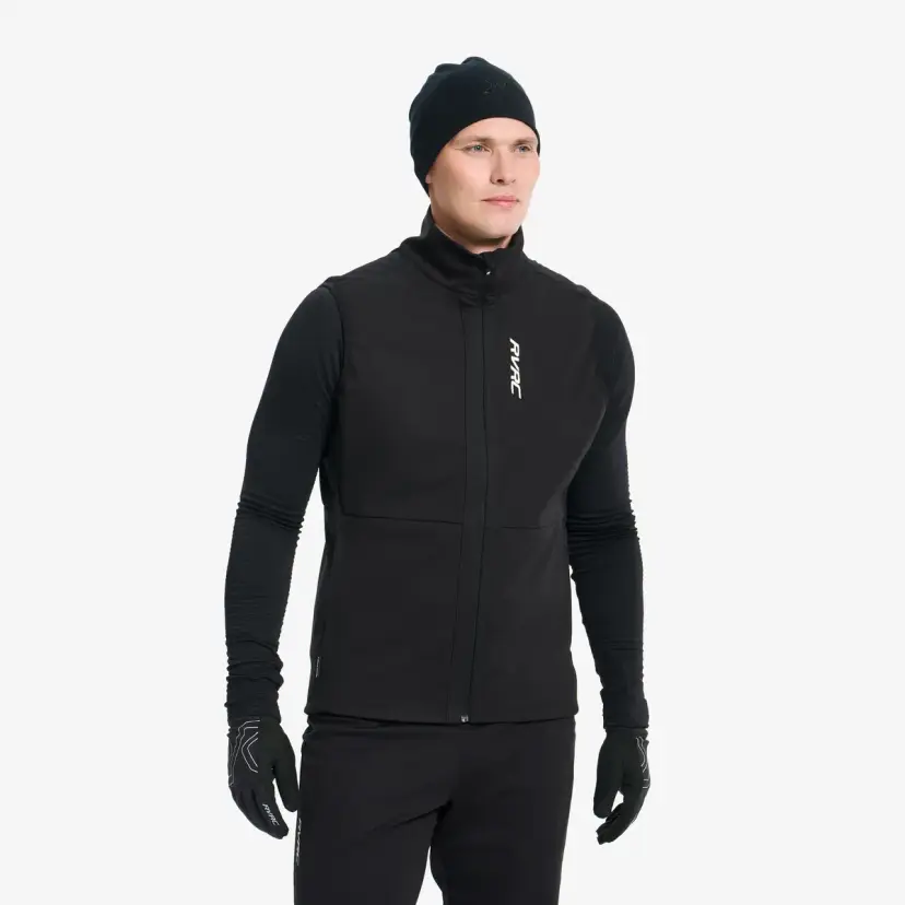 RevolutionRace Perform Softshell Vest Herre Black