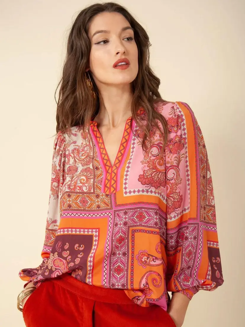 Hale Bob Louise Silk Top
