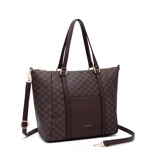 Lycke Puccini Louisa Shopper Brun Logo