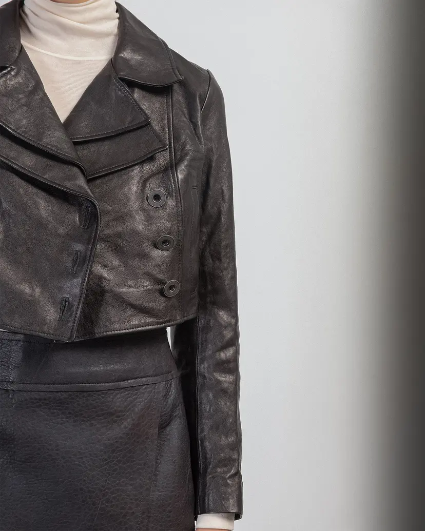 Le Ruemarcel Le Ruemarcel MEGANE Black Cropped Jacket