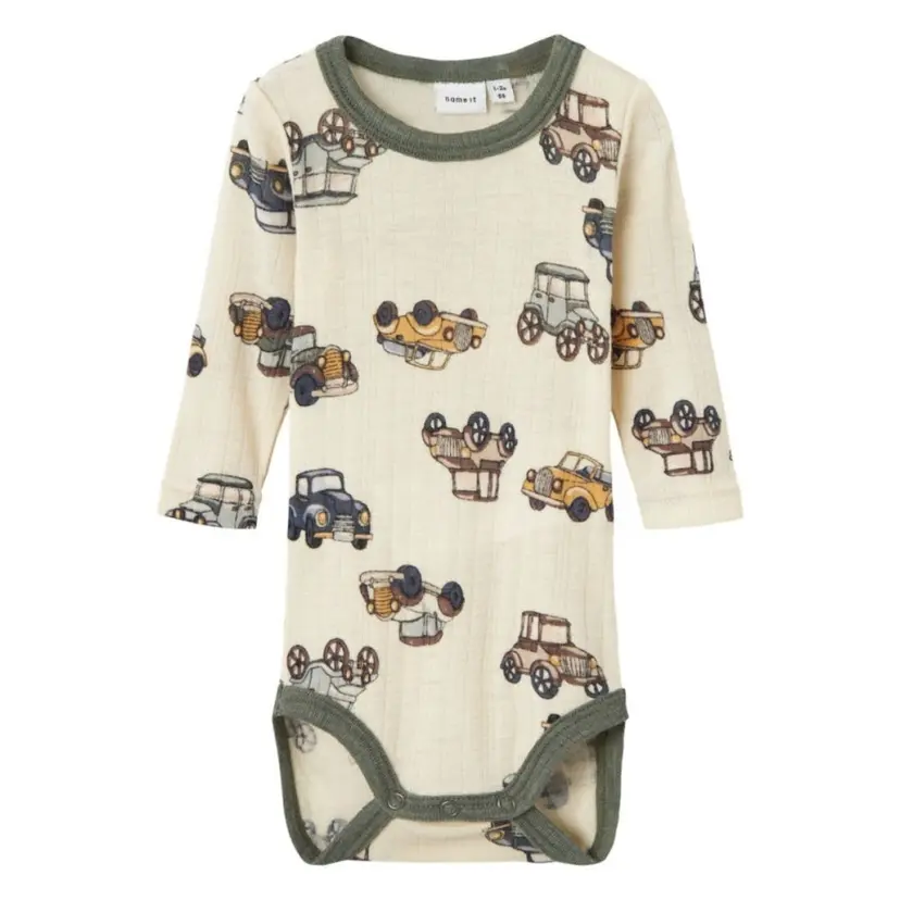 NAME IT Name It - Body Ull Baby Wang Cars Snow White AOP
