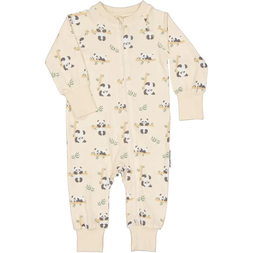 Geggamoja Pyjamas Bambu Panda Beige - 62/68