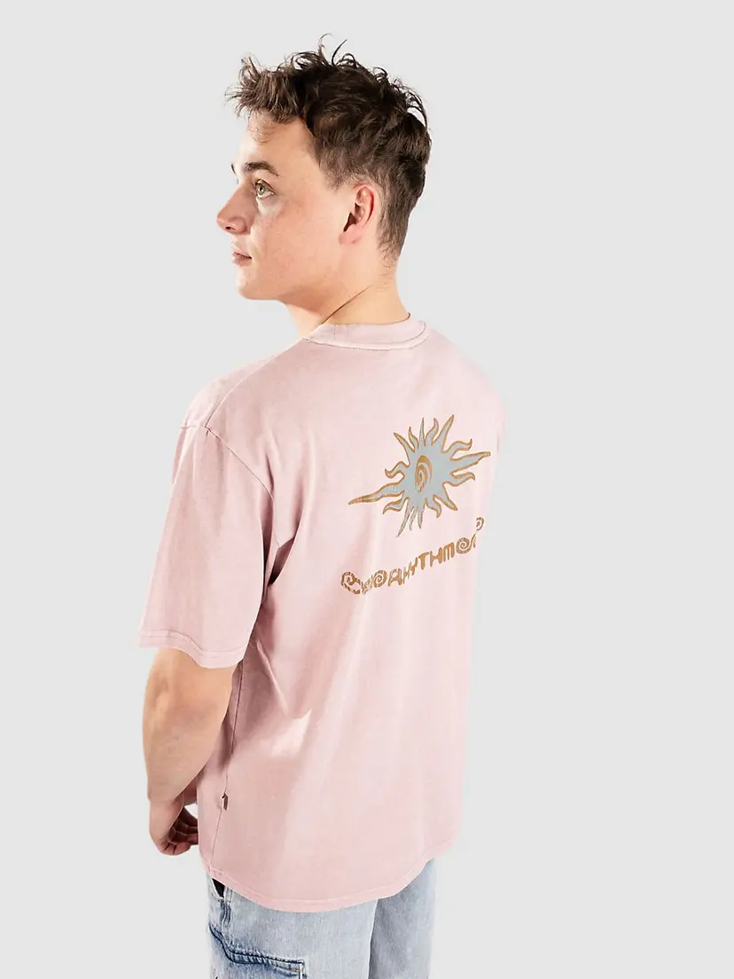 Rhythm Rhythm Flame Printed T-skjorte rosa